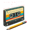 Cassette Old School Cassette Mixtape