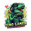 Dino Gamer Joystick Dinosaur