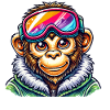 Monkey Ski Goggles