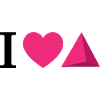 J’adore la géométrie.Saint-Valentin Saint-Valentin