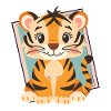 Tiger Cats Wolf