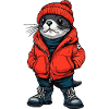 Seal Animal Funny Winter