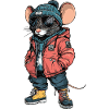 Mouse Funny Winter