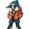Sheep Funny Winter