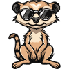 Meerkat Cool Comic