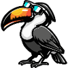 Toucan Bird Cool Comic