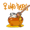 I love honey // Illustration