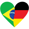 Brazil Germany Heart
