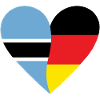 Botswana Germany Heart
