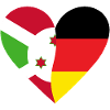 Burundi Germany Heart