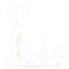 The Statue of Liberty drowns