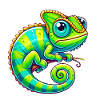 Chameleon Cartoon Animal