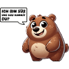 Bear Comic Cute