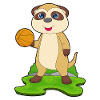 Meerkat Basketteur Basketteur