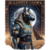 Ancient Anubis Astronaut Sci-Fi Design