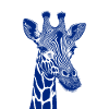 Pop Art Giraffe