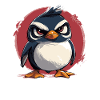 Bad mood penguin