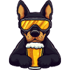 Doberman Dog Après Ski Beer