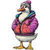Goose Funny Winter