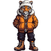 Leopard Funny Winter