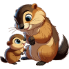 Alpine Marmot Murmeltier