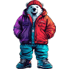 Polar Bear Funny Winter