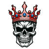 Skull King Crown
