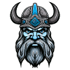 Viking Head Valhalla Odin