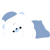 Tired Polar Bear