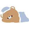 Tired Brown Bear