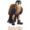 Peregrine Falcon Hiking Falcon