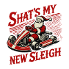 Go-Kart Christmas Funny Saying