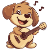Dogs Dog Love Guitar