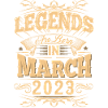 March 2023 Birthday Legend