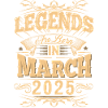 March 2025 Birthday Legend