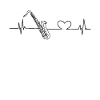 Saxophone Heartbeat