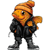 Goldfish Funny Winter