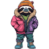 Sloth Funny Winter