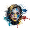 Woman Face Paint