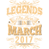 March 2017 Birthday Legend