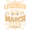 March 2020 Birthday Legend