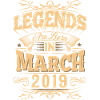 March 2019 Birthday Legend