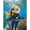 Fisch im Taucheranzug 1