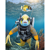 Fisch im Taucheranzug 3
