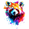 Painted Red Panda