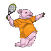 Pig Tennis Racket