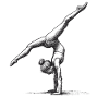 Gymnastics Gymnastics Gymnast Acrobatics