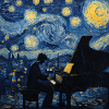 Klavier Piano Pianist Van Gogh