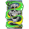 Skull & Snake Neon Edition