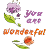 you are wonderful